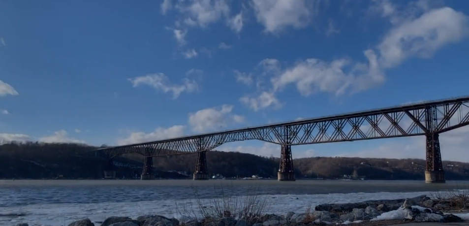 The Walkway Over The Hudson from Poughkeepsie, NY